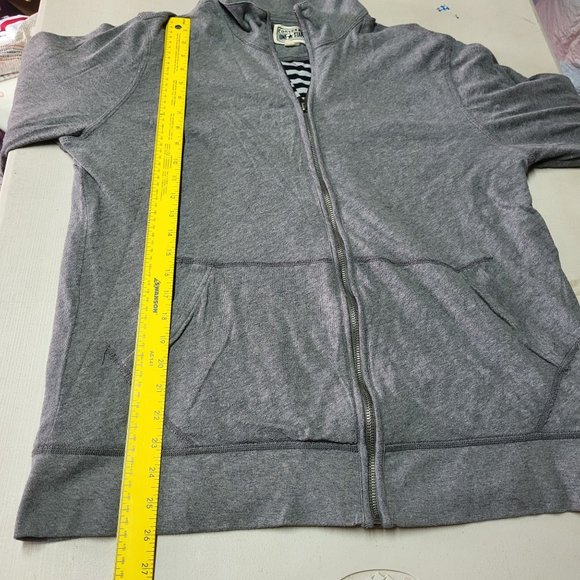 Converse One Star Jacket Men's Extra Large XL Grey Full Zipper 2 Pockets Vintage - Picture 12 of 13
